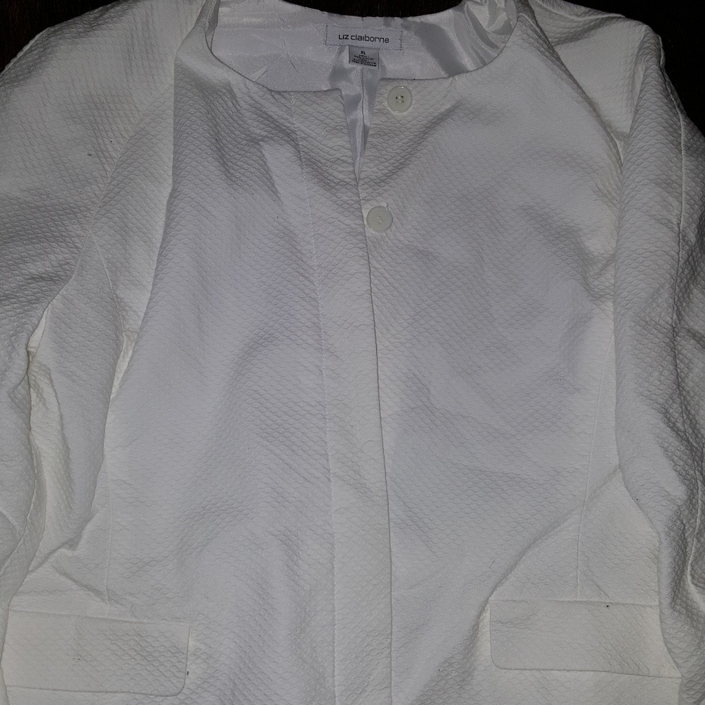 White Blazer Liz Claiborne